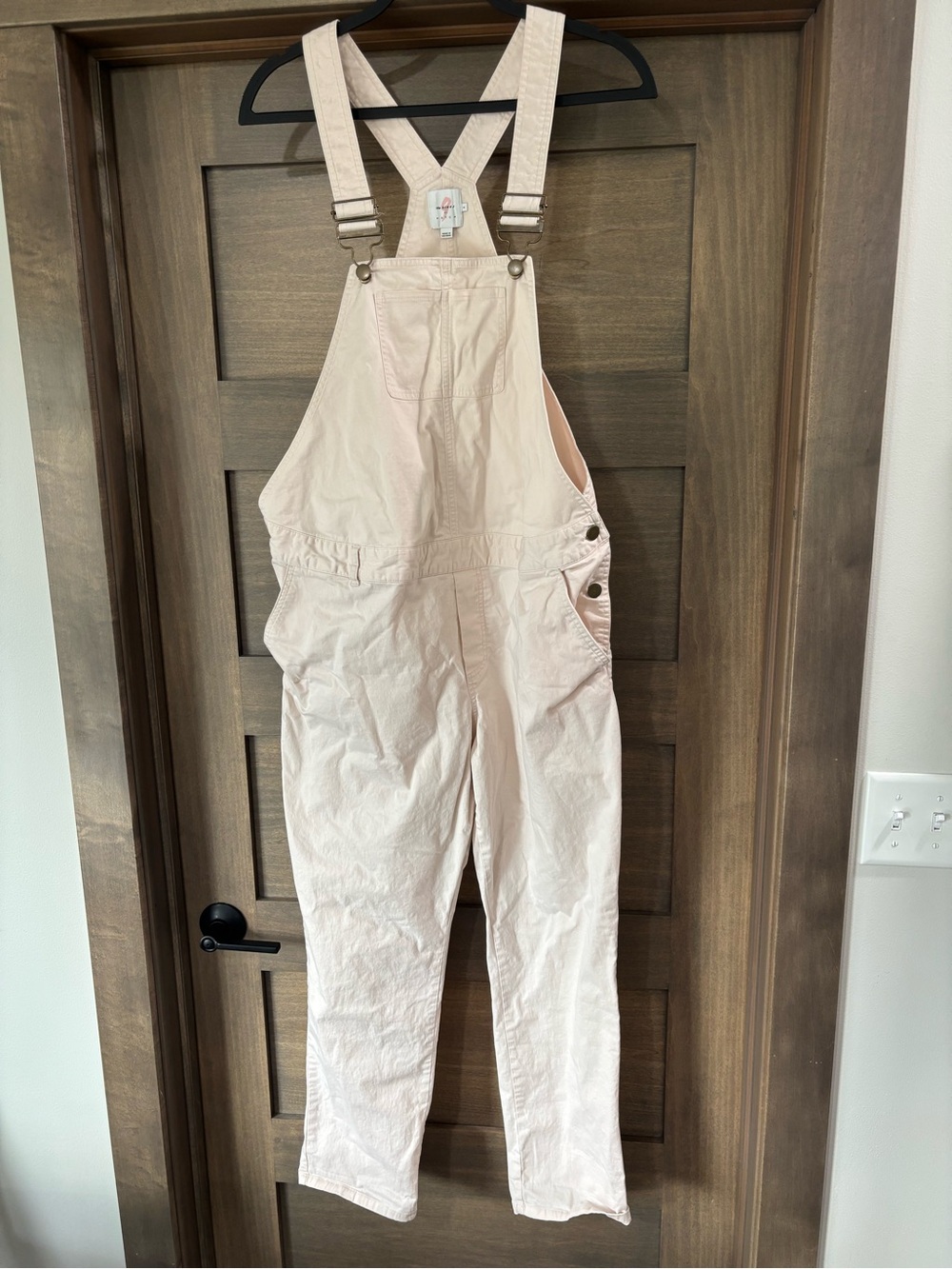 Hatch Light Pink Cotton Overalls Jumpsuit